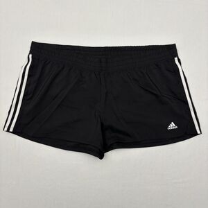Adidas Aeroready 3 Stripe Shorts Women’s 2XL Black White Athletic Gym Running